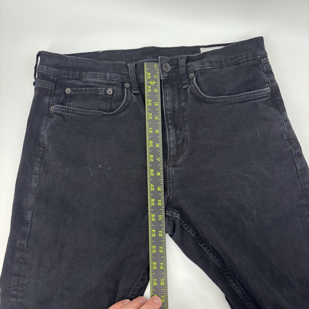 Rag & Bone Fit 1 Pants Men's Size 34x32 Slim Fit Skinny Jeans Black - Picture 8 of 9